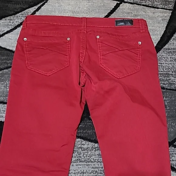 DAYTRIP ARIES RED RHINESTONES SKINNY JEAN - Picture 13 of 15